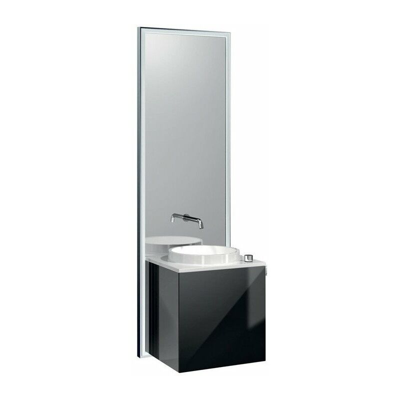 

TOUCH SLIM juego de lavabo 45cm Fr sw mango recto marco negro
