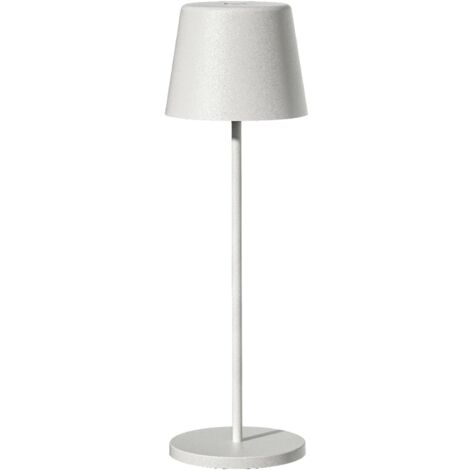 Touch Tischlampe Kabellose Dimmbare Led KELLY WHITE h38cm