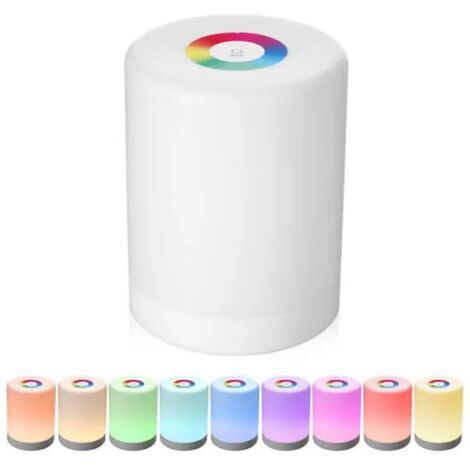 Touch Veuilleuse Intelligent Induction Gradateur Crochet Lampe colorée