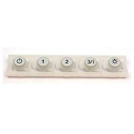 TOUCHES CLAVIER DE COMMANDE pour HOTTE ROBLIN - 133.0326.702