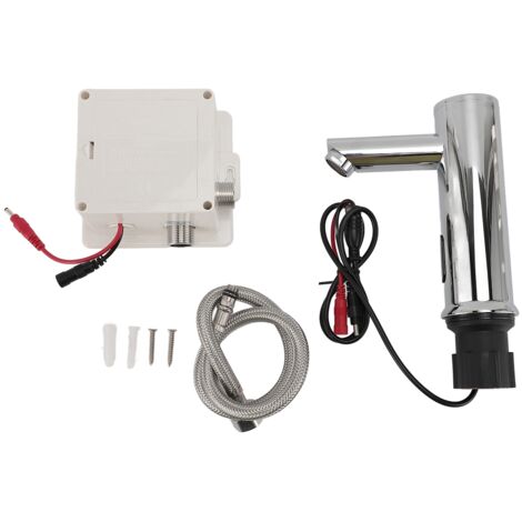Touchless Faucet G1/2 Male Thread Battery Powered Automatic Motion Sensor Faucet with Filter