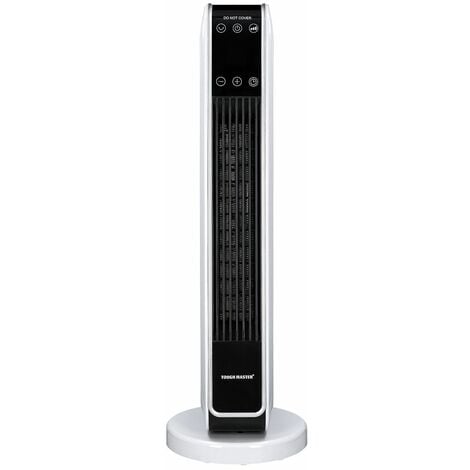 TOUGH MASTER Ceramic Tower Fan Heater Oscillating Tower Heater Remote & Timer 2200W