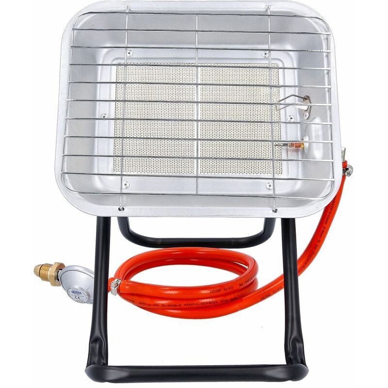 Tough Master - Gas Heater 4.5 kW with Piezo Igniter Heating 37mbar Pressure Regulator Space Warmer Propane Heater
