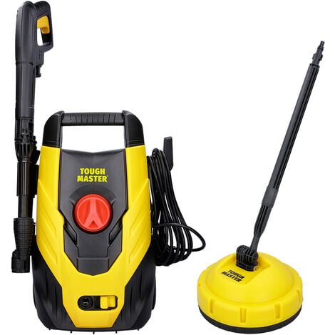 main image of "TOUGH MASTER pressure washer jet power patio cleaner 110bar lightweight"