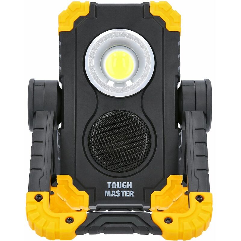 Rechargeable Work Light Wireless Speaker Bluetooth 5 Watt 1500 Lums (TM-WLP15S) - Tough Master