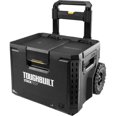 Toughbuilt StackTech TB-B1-B-70R Werkzeugkiste mit Rollen IP65 111 x 56 x 50 cm