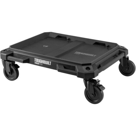 Toughbuilt StackTech TB-B1-T-10 Rollbrett mit 4 Lenkrollen 113 Kg belastbar für StackTeck Standard