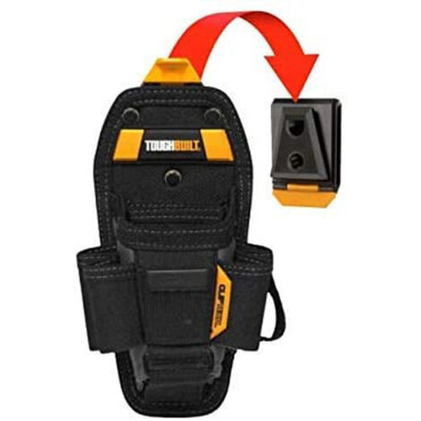 ToughBuilt Technician - Cotton Bag with 7 Pockets (Medium Size), Black