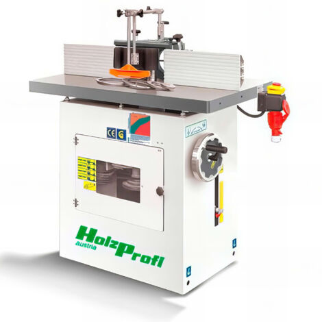 Toupie à bois 2200 W – Alésage 30 mm – Vitesse 8000 Tr/min – Table fonte 1000 x 500 mm – Frein électronique et sécurité intégrée – Holzprofi - TO1004-MONO