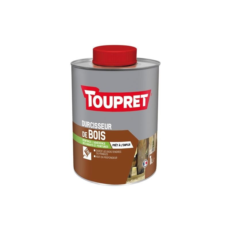 Toupret - Durcisseur de bois intérieur extérieur liquide 1l