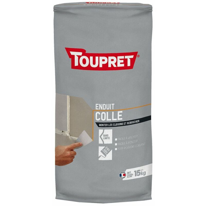 Toupret - Les essentiels Enduit colle15kgpoudre