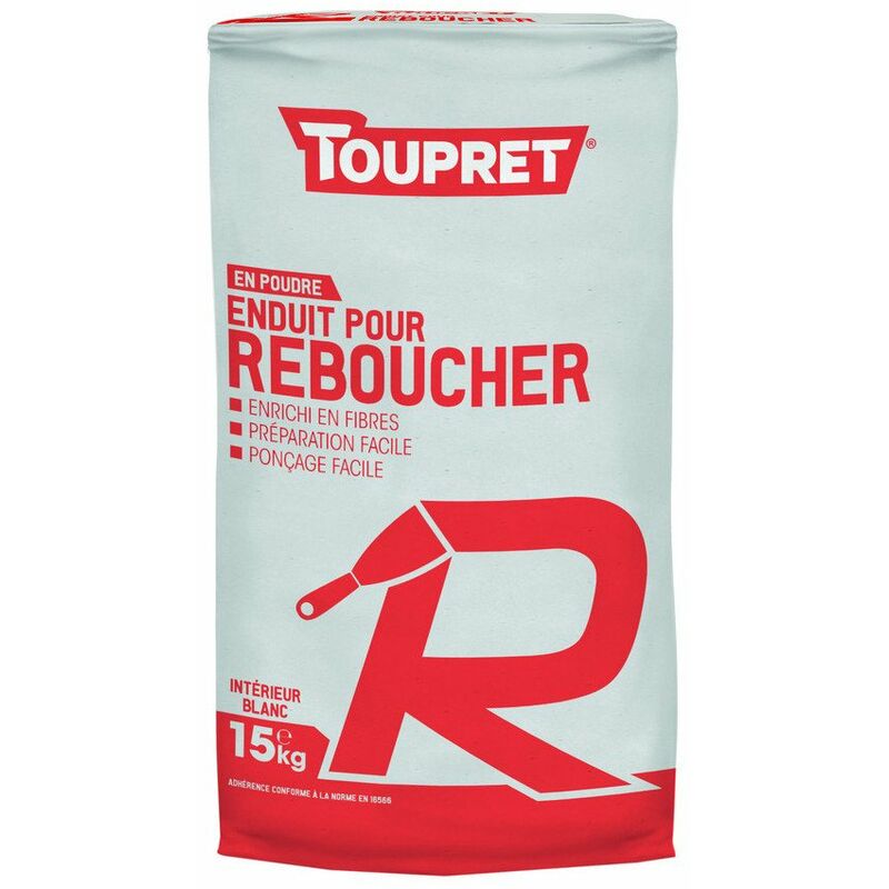 Toupret - Basique & Chantiers Enduit pour reboucher r poudre15kg
