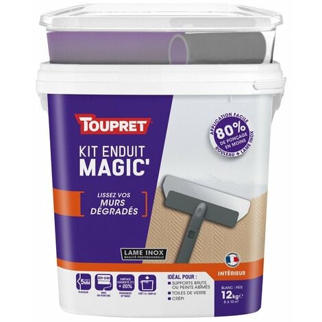 TOUPRET Hautes Performances Kit Magic'murs dégradé outils - TOUPRET