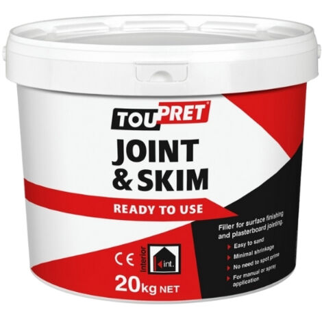 Toupret Ready Mixed Skim & Fill Joint - 20Kg