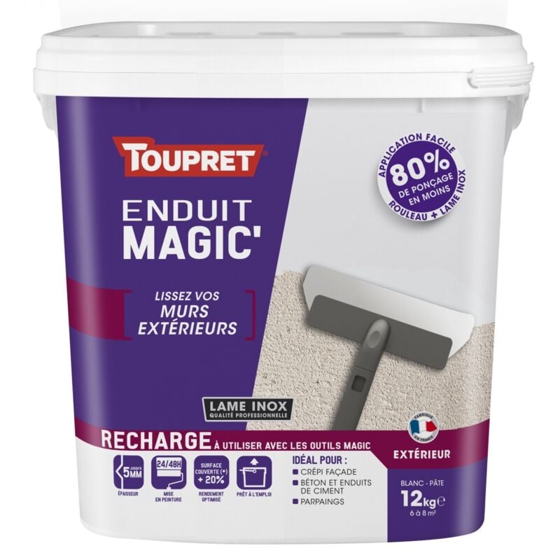 TOUPRET Hautes Performances Magic'murs extérieurs 12kg - TOUPRET