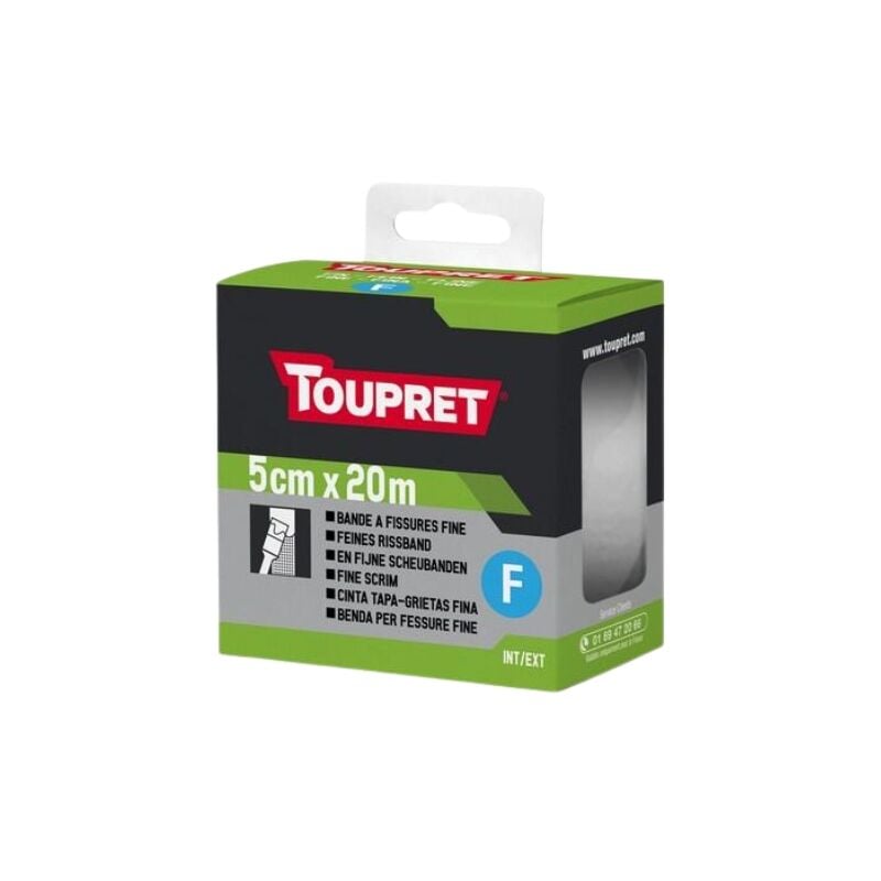 Toupret Self Adhesive Fine Scrim Tape - 5cm x 20m