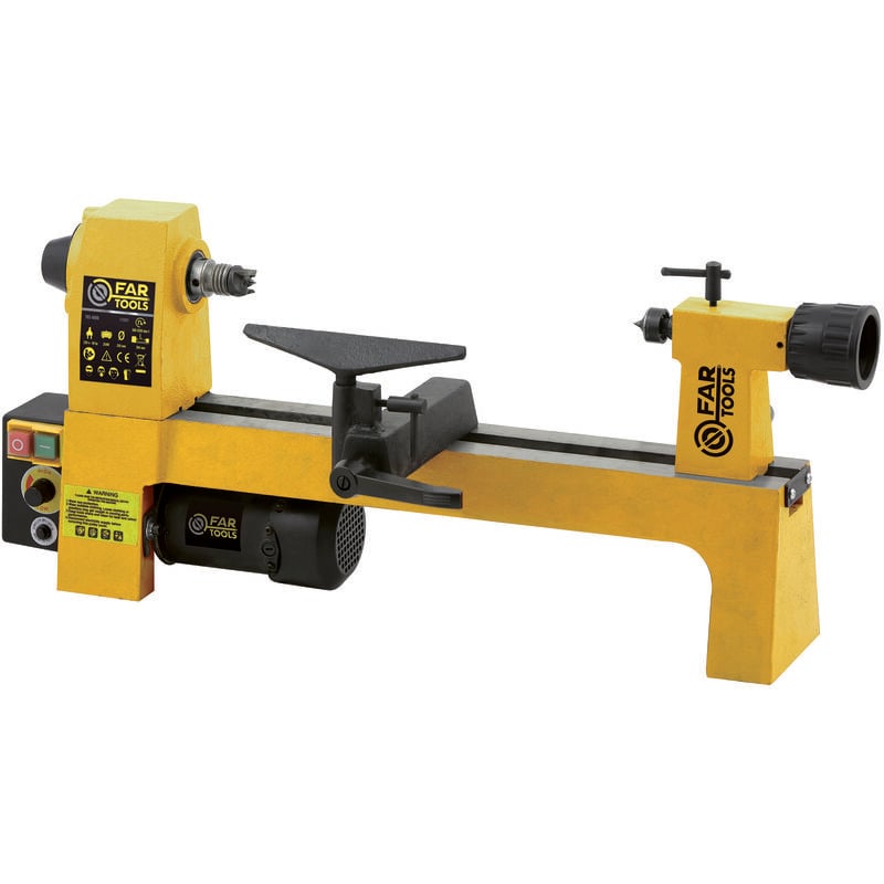 Fartools - Tour à bois tbs 400B – 250W, 750-3200 tr/min, Capacité 300 mm