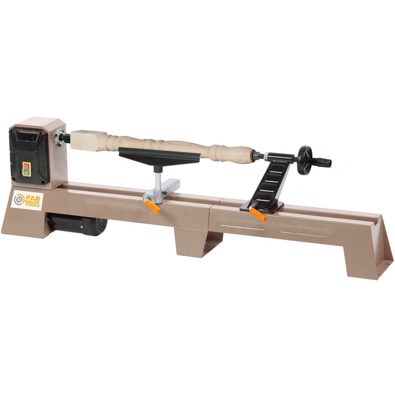 Fartools - Tour à Bois 400W Ø350 à 1000mm 25,4mm 1' (8 tpi)