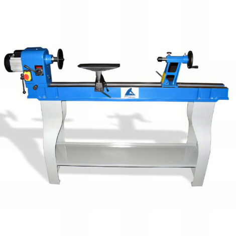 Tour à bois entre pointes 1100 mm 230 V 1100 W – Moteur en fonte pour stabilité – 10 vitesses réglables de 500 à 2000 tr/min – Jean L'Ebeniste - MC1100B-MONO