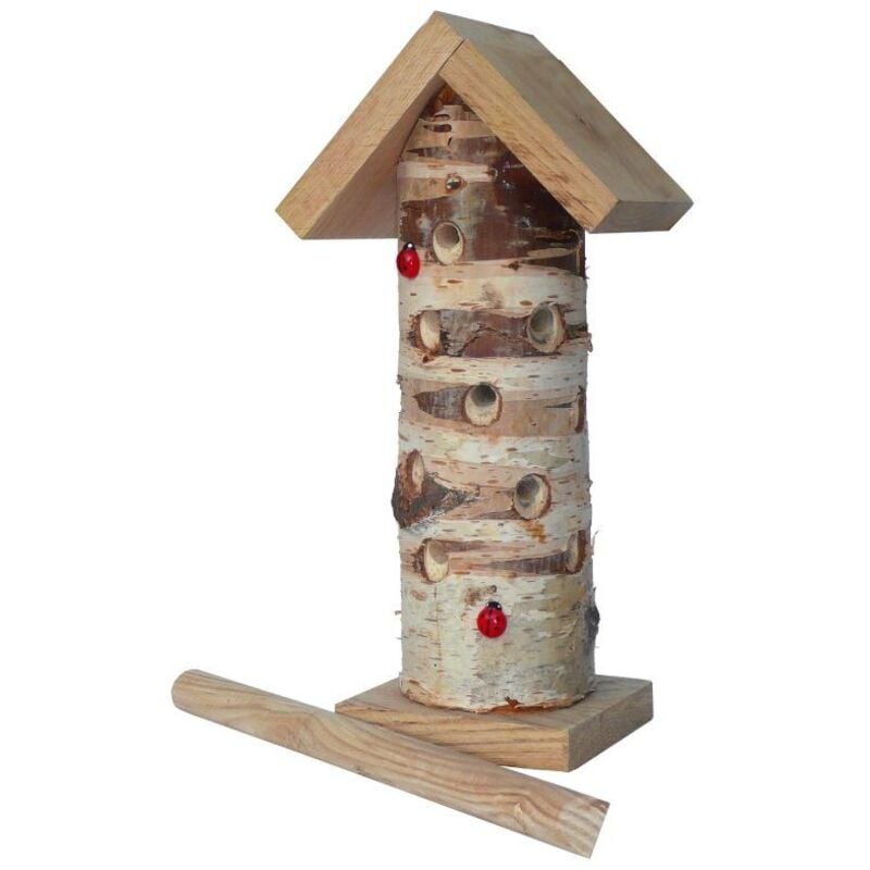 Tour de coccinelles avec poteau