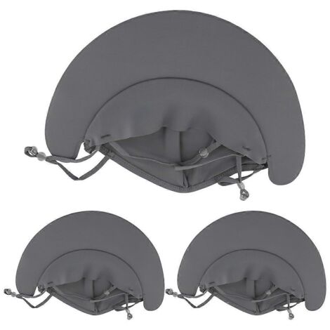 Tour de cou coupe-vent gris moka pour activités de plein air, vélo -