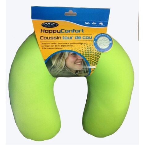 Tour De Cou Happy Confort Microbille Anis. Oko-Tex - Sct vert
