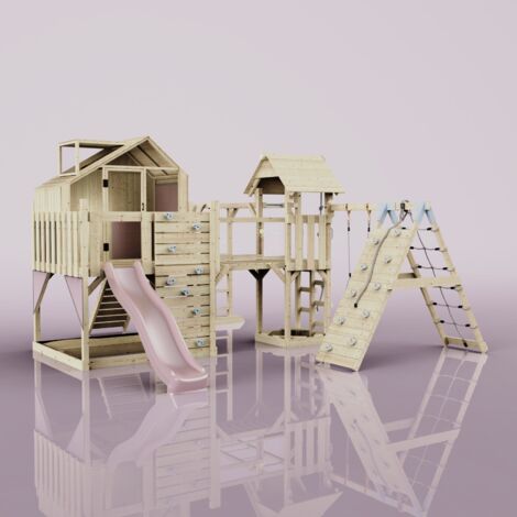 Tour de jeux Polarplay Bo Rosa 503 x 490 cm Balançoire bébé