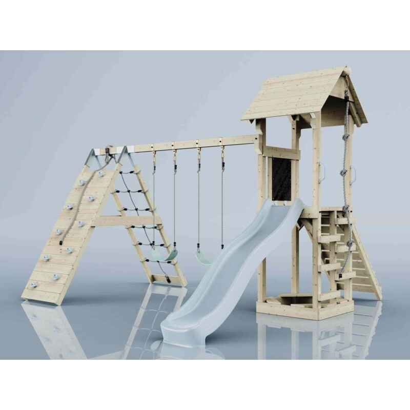 Tour de jeux PolarPlay Kiruna Bleu Balançoire pour enfants