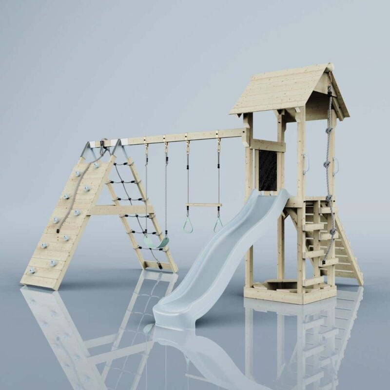 Polarplay - Tour de jeux Kiruna Bleu Barre de trapèze