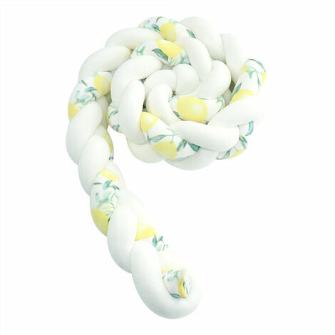 Promotion Tour de lit bébé—1.5M Tour De Lit Coussin Serpent Coussin Tresse  Pare-Chocs Velours Protection Bebe Cloture En Tissu Anti-Collision,100cm  (Blanc+Gris+Rose)