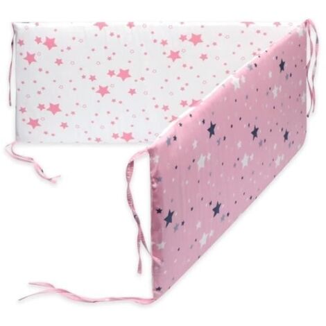 Tour de Lit Bébé en coton Pare-choc Literie épaississant 130x30x2.5 cm-CB3010