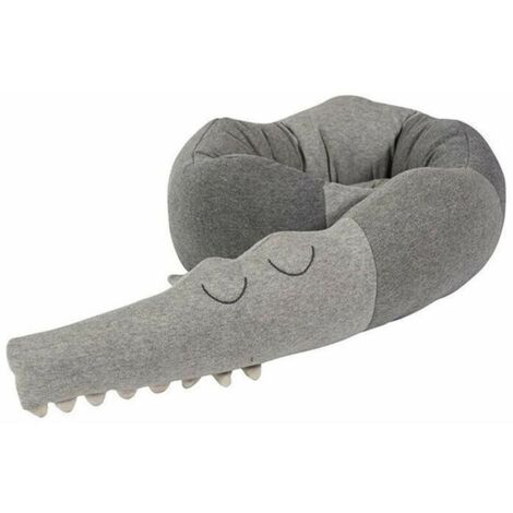 Tour de lit bébé　Le lit de bébé entoure le pare-chocs de lit pare-chocs de lit bébé, le lit d'armure de style de crocodile entoure la protection de la tête de protection décoration