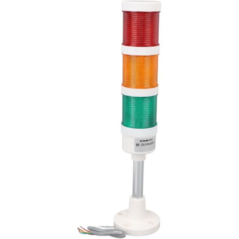 Tour de Signal LED 220V, lumière industrielle, indicateur de colonne Andon, 3 couches pour Machine CNC avec Buzzer