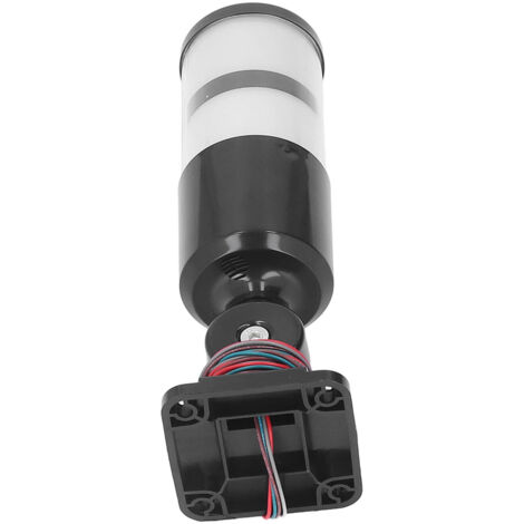 Tour de Signalisation LED Industrielle Pliable 2 Niveaux avec Alarme Sonore 12‑24VDC