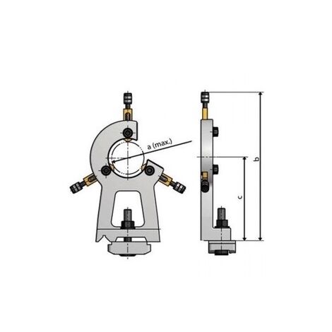 Tour fixe à lunette fixe TU 2004V  UNE 3440231 OPTIMALE
