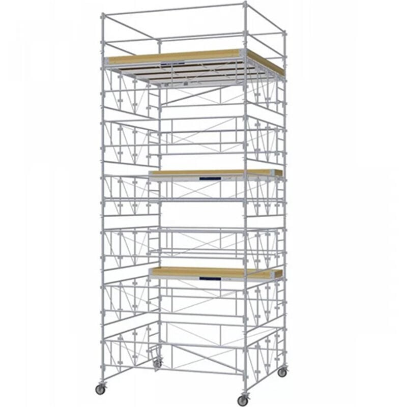 Matisère - Tour roulante acier plateau 3.00x3.00m - Hauteur max. travail 7.60m - 8590050