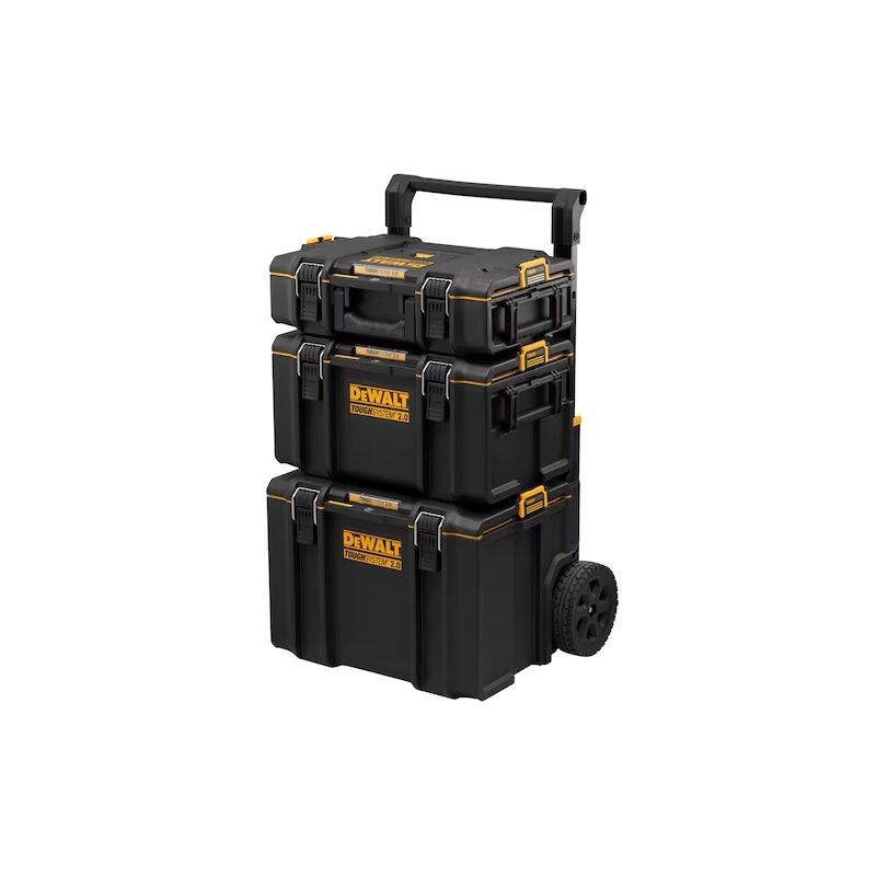 Tour toughsystem Sur Roulettes 2 Coffrets + Boîte à Outils Mobile - DWST83402-1 - Dewalt