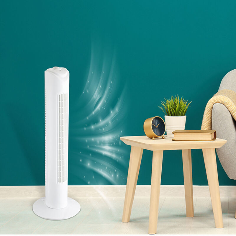 Tour ventilateur, blanc, hauteur 81 cm 0453 Tour ventilateur, blanc, hauteur 81 cm 0453