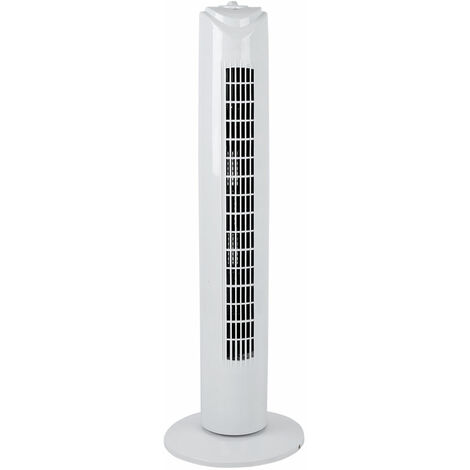 Tour ventilateur, blanc, hauteur 81 cm 0453 Tour ventilateur, blanc, hauteur 81 cm 0453