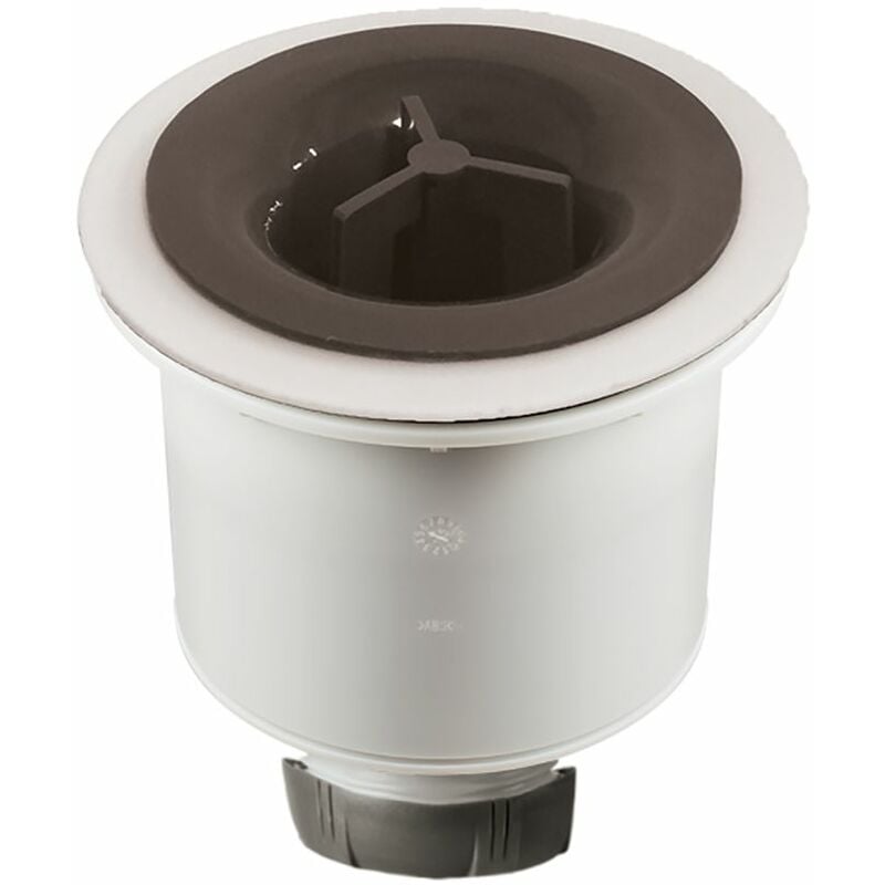 Wirquin - Bonde tourbillon verticale p/receveur venizio grille carré