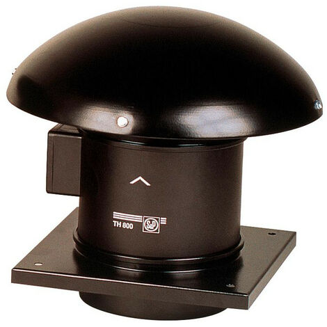 Tourelle hélico-centrifuge réversible, 360/530 m3/h, 3 vitesses, D 160 mm S&P (UNELVENT) 203976