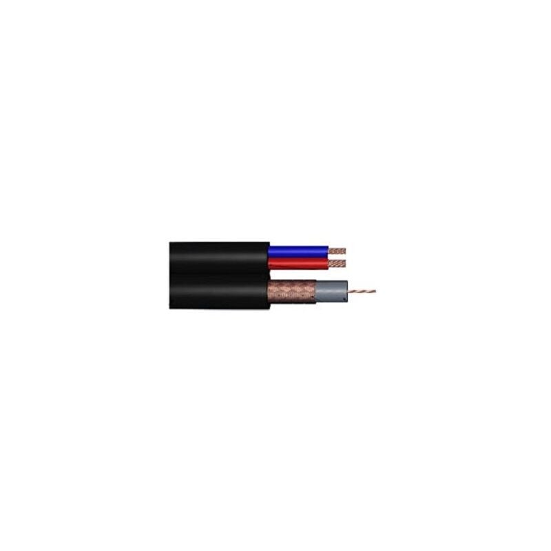 Reel 100m Composite coaxial cable KX6A + 2x0.75mm≤