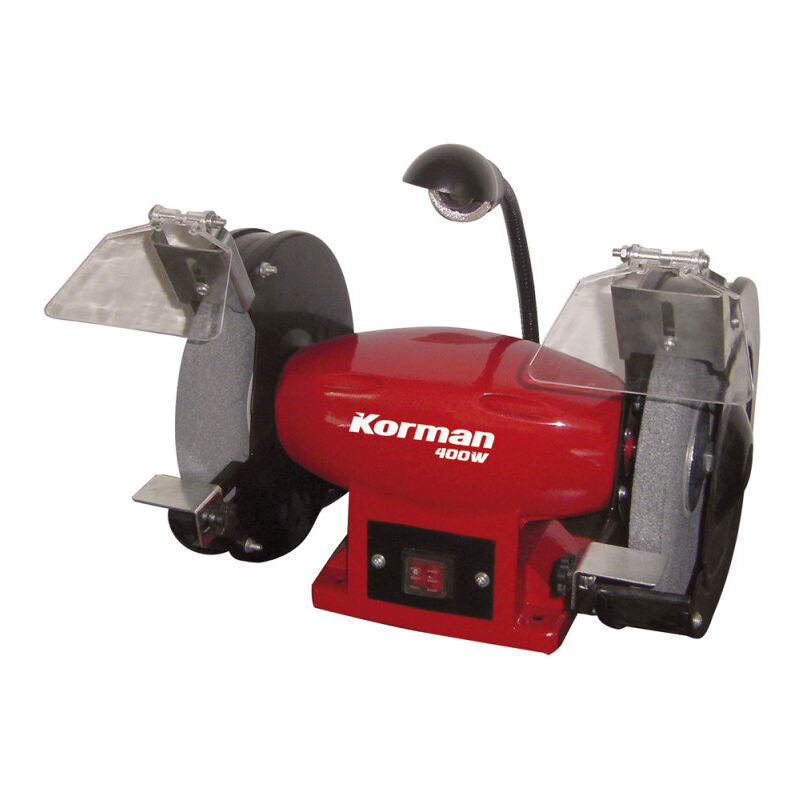 Korman - Touret à Meuler 400W Ø200mm + Brosse