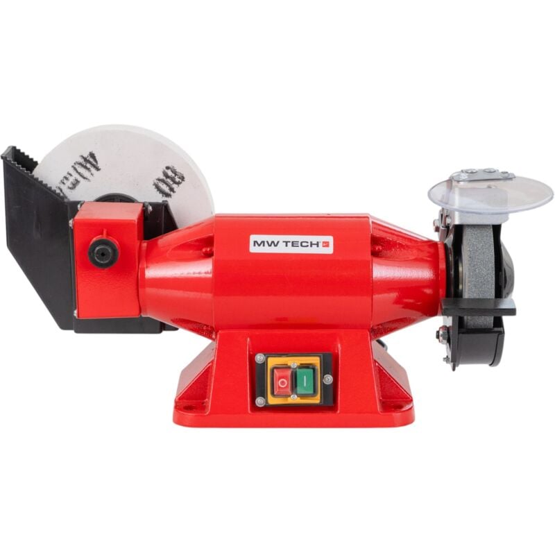 Mw-tech - Touret à meuler à eau et à sec meule ø 150 mm 2950 rpm meule blanche ø 200 mm 134 rpm 540 w 230V ME15ES