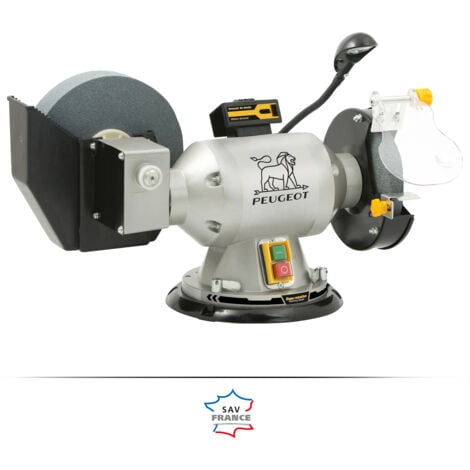 PEUGEOT PSP Touret Meule/Meule à Eau Pivotant 350W - Base rotative à 180° - Garantie 5 ans.