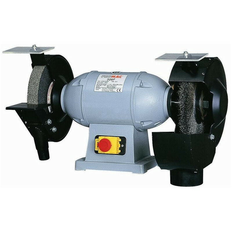 Promac - Touret meule et brosse 400V 0,75kW 250mm - 326F