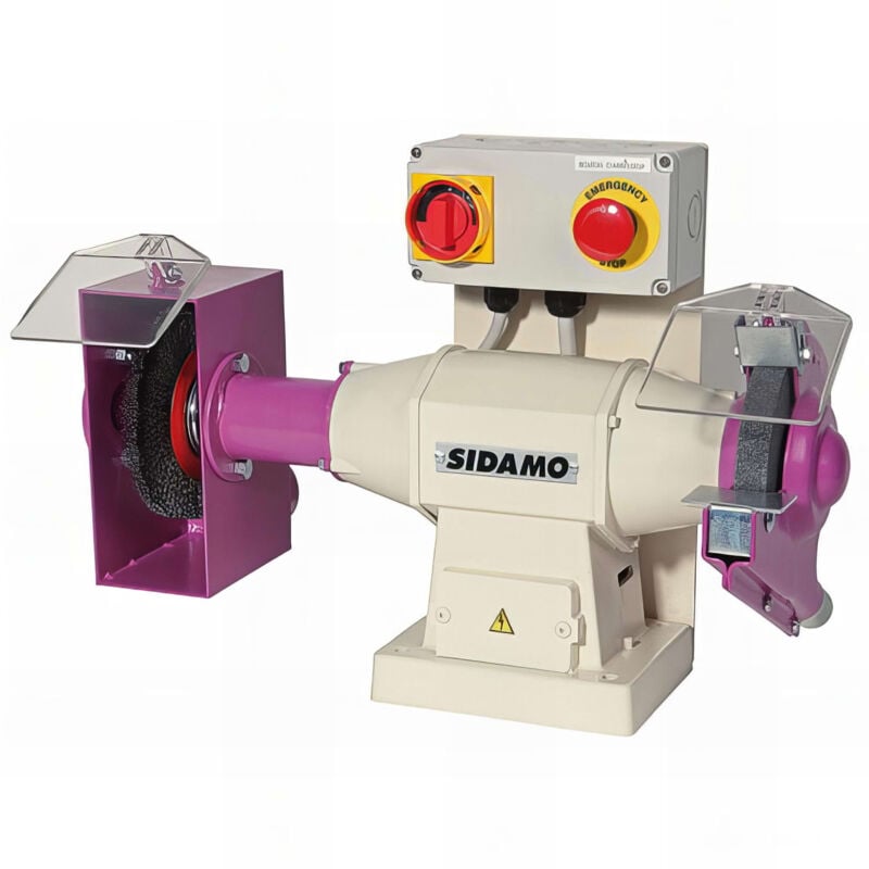 Sidamo - Touret meule - brosse 121 d. 150 mm - 400V 550W - 20113010