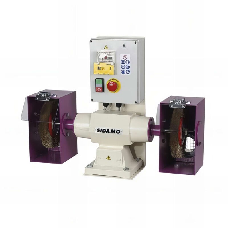 Sidamo - Touret à polir avec frein 142 fr d. 200 mm - 400V 750W - 20113037