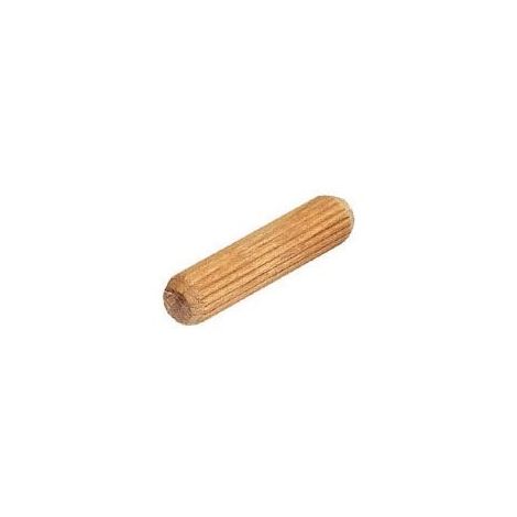 Lot de 10 Baguettes rondes, diam. 8 mm, tige de 50 cm de long, Tourillon en  bois de hêtre lisse