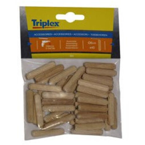 Tourillons bois 6x30 sachet de 50 pièces - TIVOLY